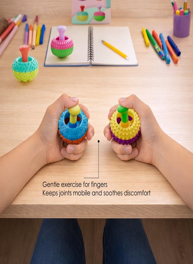 Spkwis Silicone Thumb Rocker Fidget Toys for Kids Adults ,4PCS Stress Relief Sensory Toys for Autism ADHD Anxiety,Fun Textures Gadgets,Office Desk Toy,Stocking Stuffers for Women Men Teen Gifts - Image 5